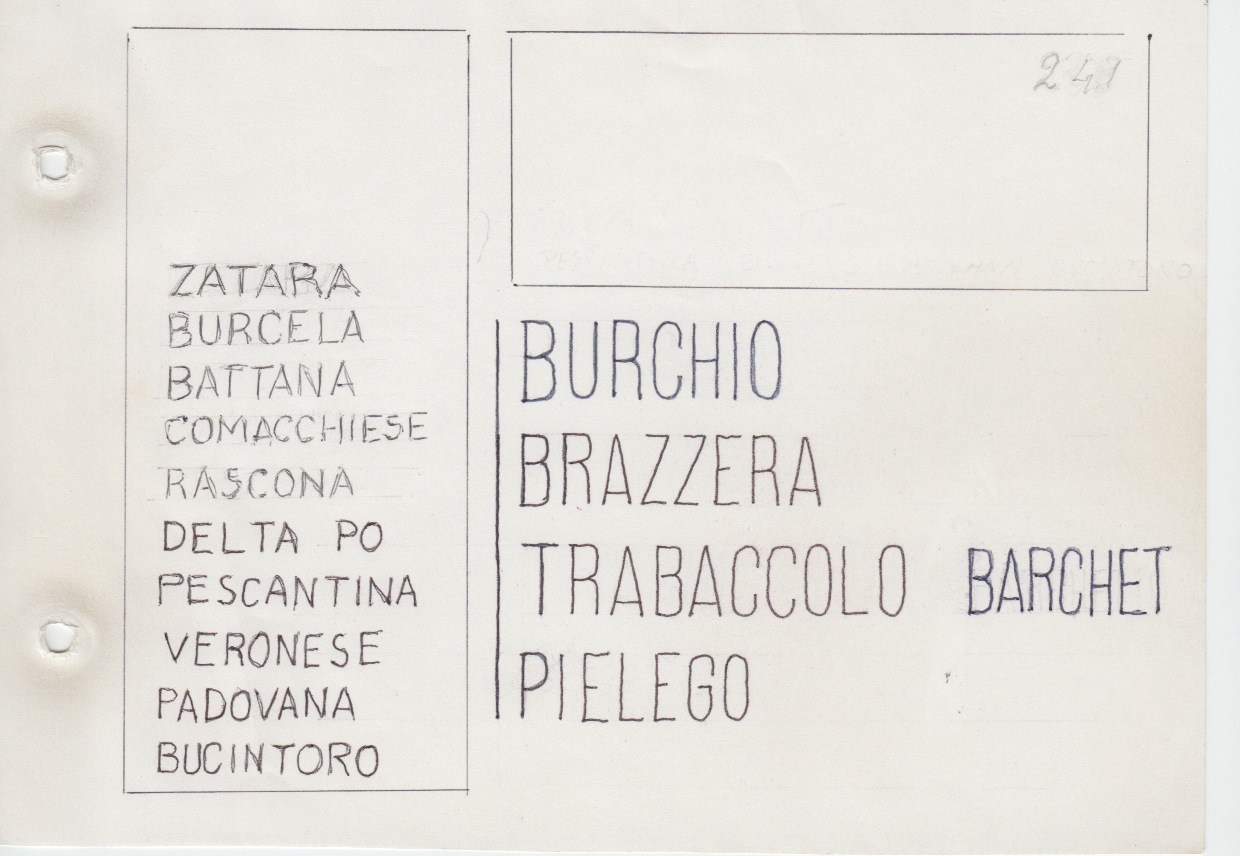 001 Burchio brazzera trabaccolo barchet pielego